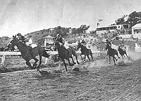 Crowds of more than 4,000 would watch the races