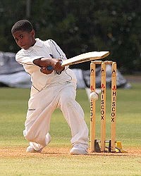 Young cricketers defeat celebs by 37 runs