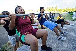 Students get fit with National High School Challenge