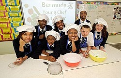 Budding chefs feel the heat in school cookery competition