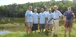 Audubon Society helps restore pond