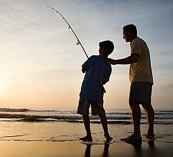 Fishing for food motivates shore anglers