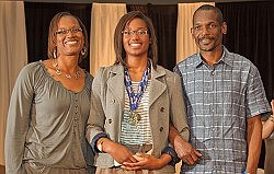 CedarBridge student stands out at awards