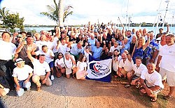 Sailors celebrate in St George's