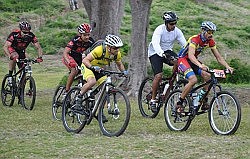 Hatherley wins mountain bike race